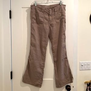 Level 99 Linen blend pants from Anthropologie.